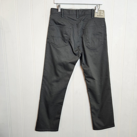 Patagonia Gray Performance Twill Pants Mens 31 x 32 Slim Straight Stretch - Picture 8 of 16